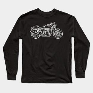 Triumph Thruxton 900 Motorcycle Long Sleeve T-Shirt